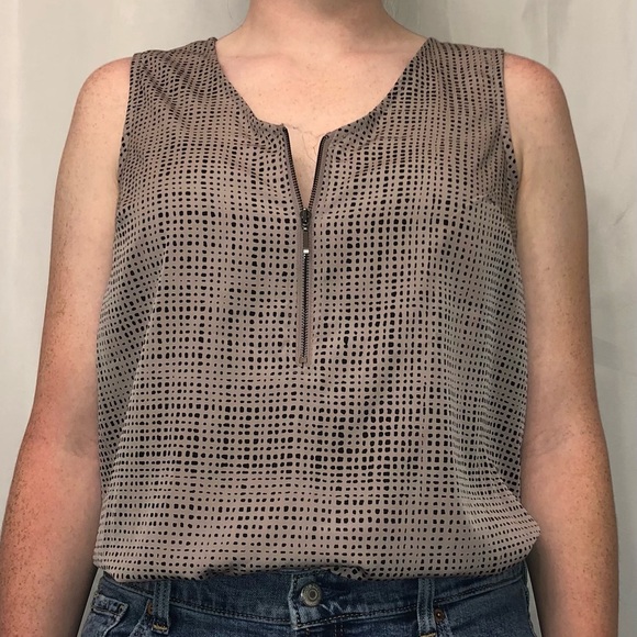 Apt. 9 zipper front dress shirt (S) - Picture 1 of 6